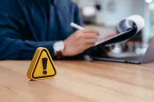 © Kannapat - stock.adobe.com schwarzes Rufzeichen auf gelbem Dreieck